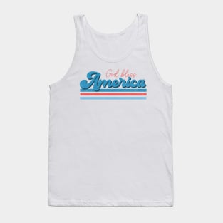 God Bless America 4th Of July Tank Top